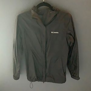 Dark Blue Columbia Rain Jacket